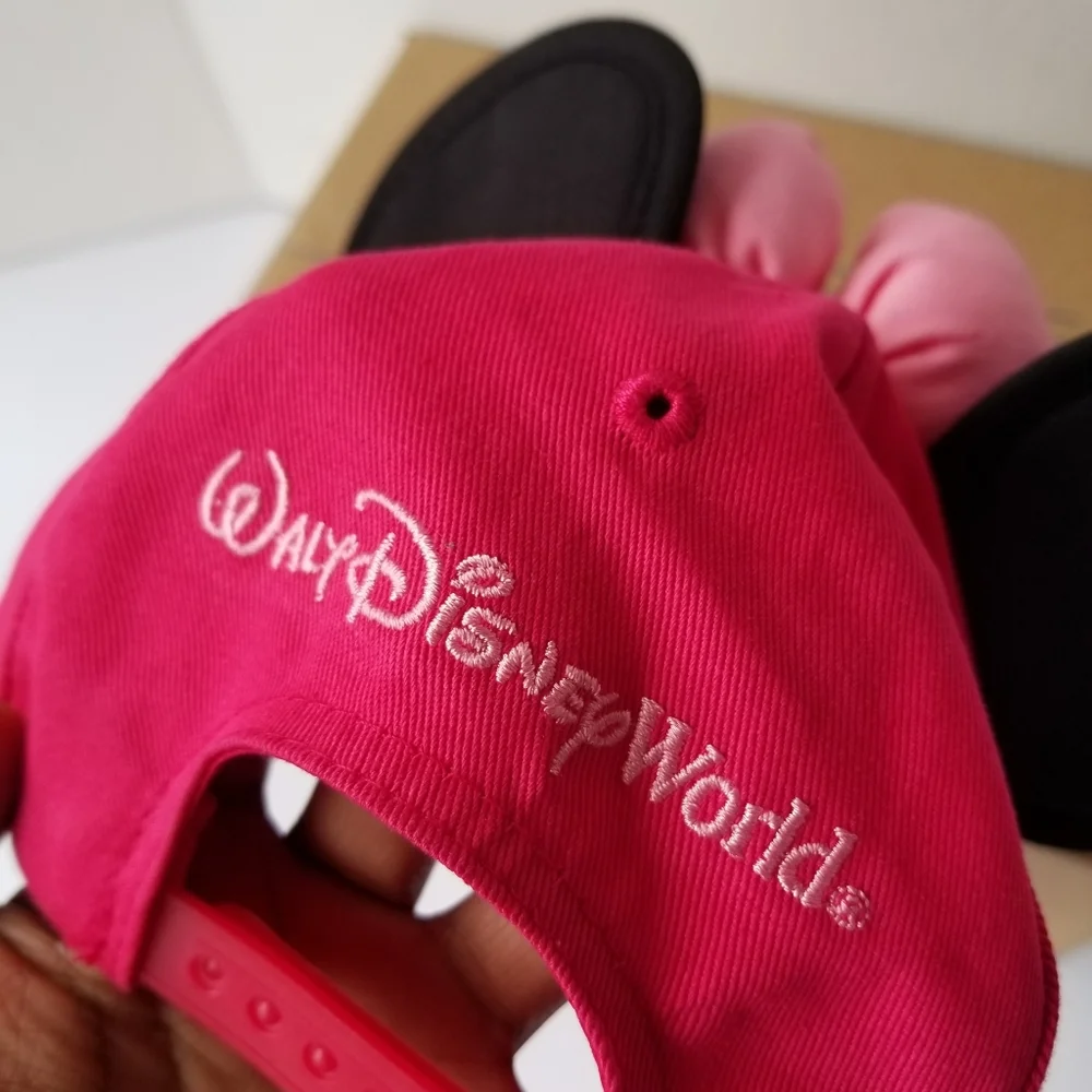 Disney Minnie Mouse Bow-tique Cotton Baseball Hat Girls Pink Snapback